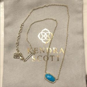 Kendra Scott Jewelry - Kendra Scott Elisa Gold Necklace Veined Turquoise Kendra Scott Jewelry - Kendra Scott Elisa Gold Necklace Veined Turquoise